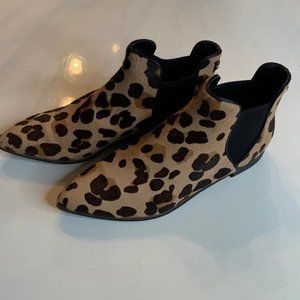 Cole Haan women animal print ankle boots